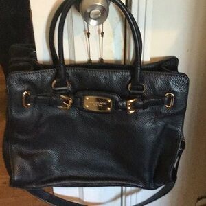 Michael Kors Black Leather Handbag